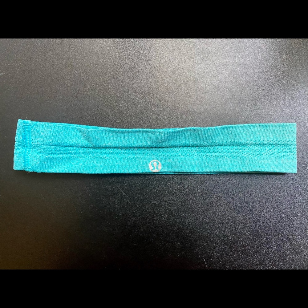 turquoise lululemon headband